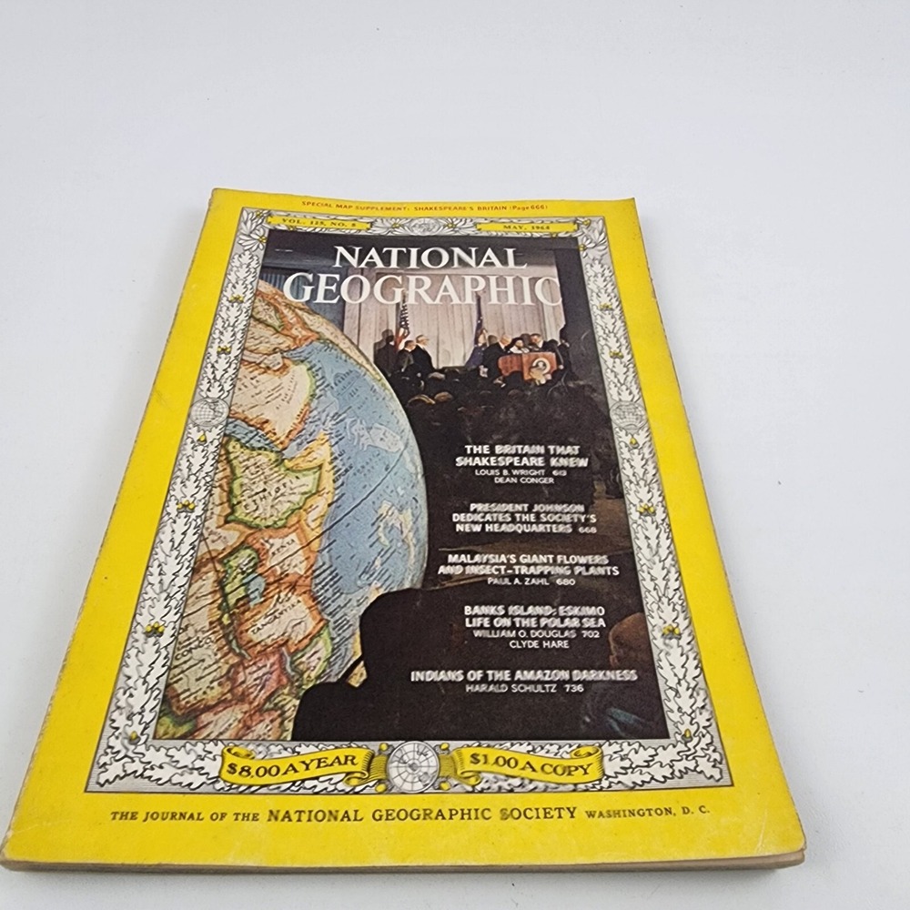 National Geographic Magazine‎ May 1964 No Insert